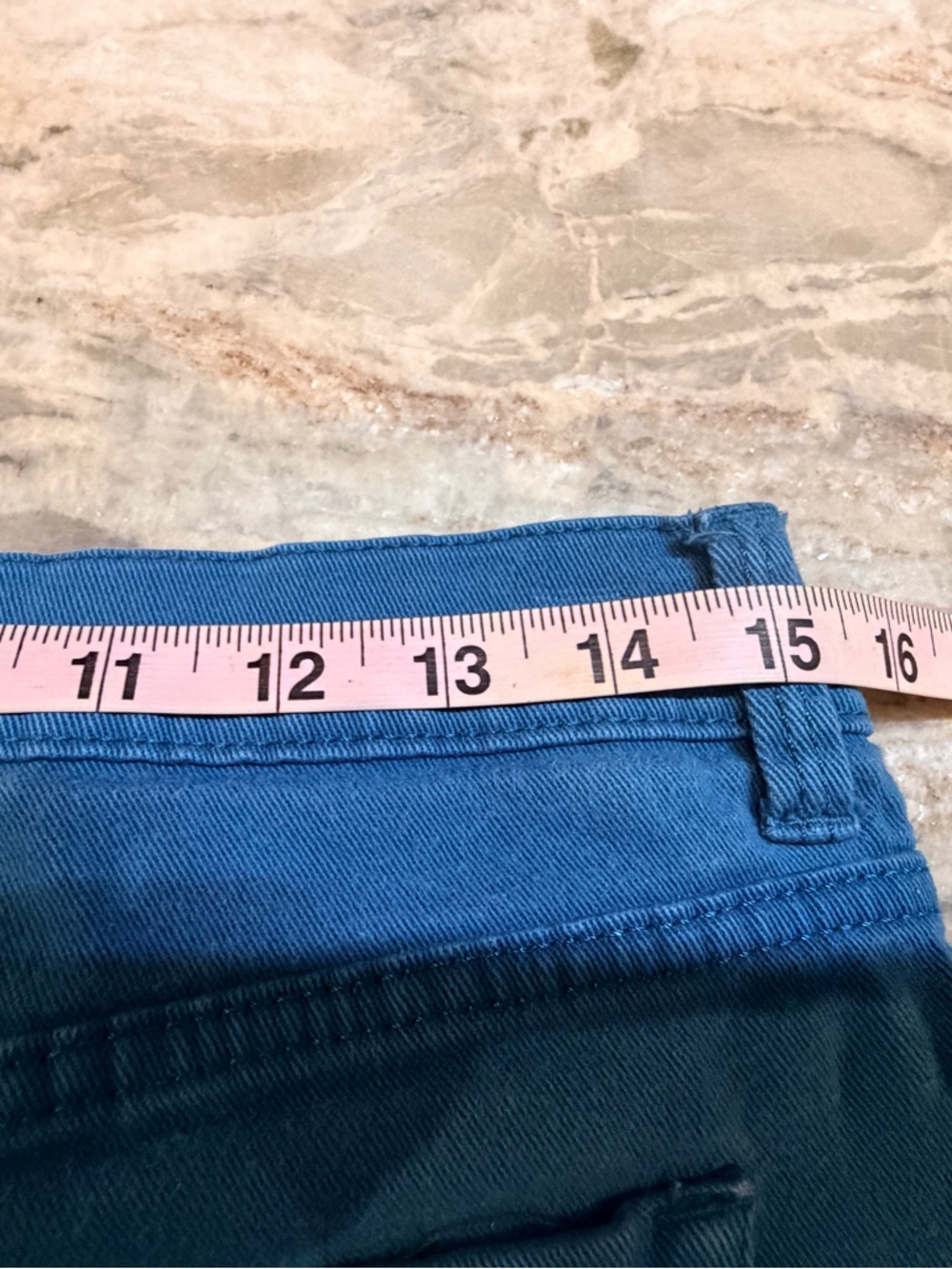 Gloria Vanderbilt Amanda Jeans Womens Size 10 Teal Straight Leg Pants - Picture 6 of 8